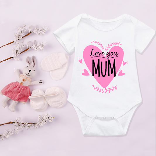 Love You MUM baby outfit