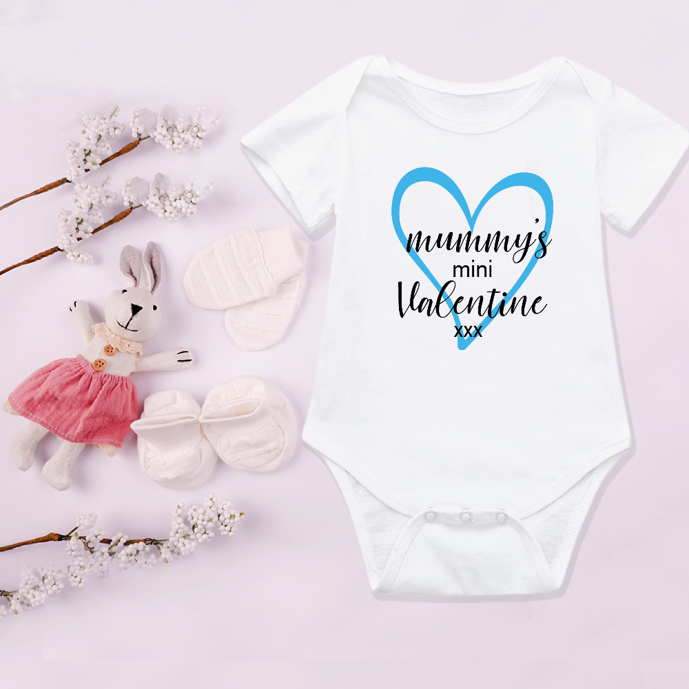 Mummy's Mini Valentine T-shirt and Baby Vest