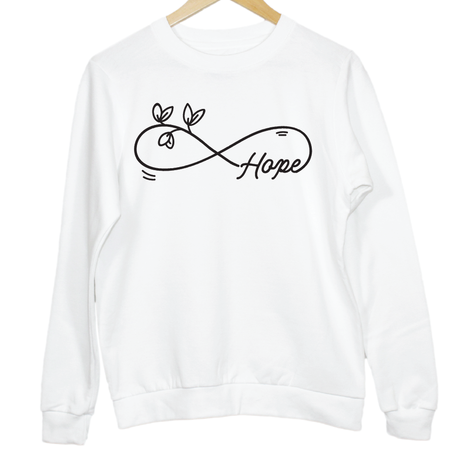 Hope Infinity Leaves Graphic Sweatshirt