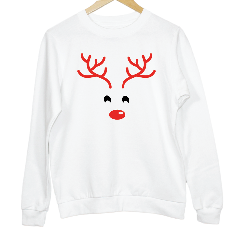 Cute Reindeer Adult Sweatshirt