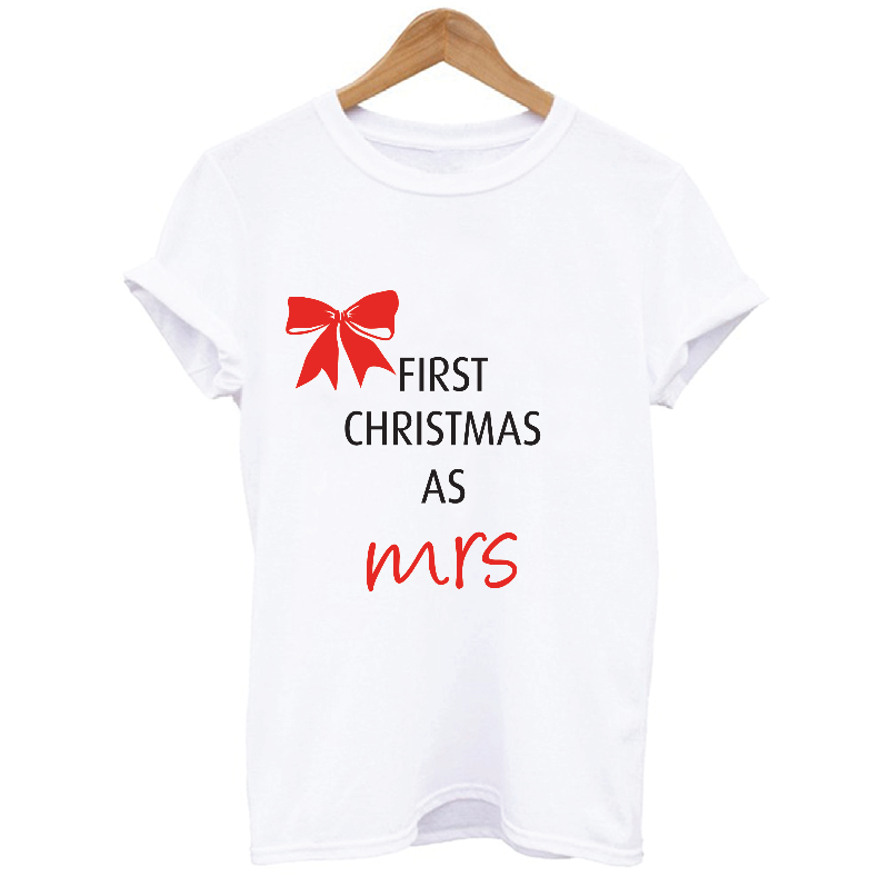 First Christmas as MRS Bow Graphic T-shirt