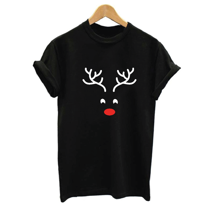 Cute Reindeer Red Nose T-shirt