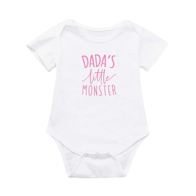 Matching Dada and Dada's Little Monster T-shirts / Baby Vests