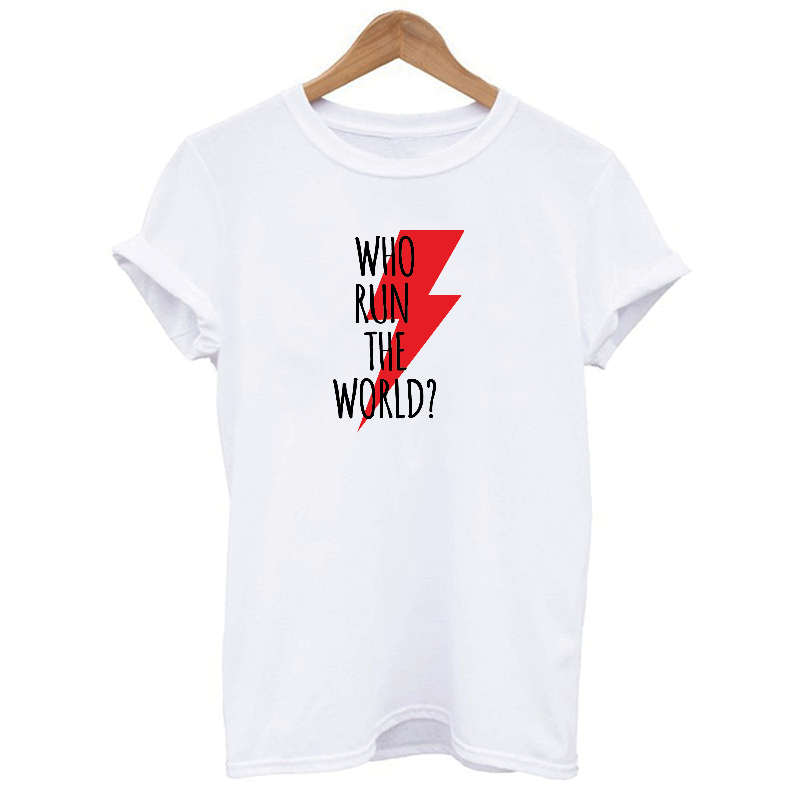 Personalised Who Run The World T-shirt