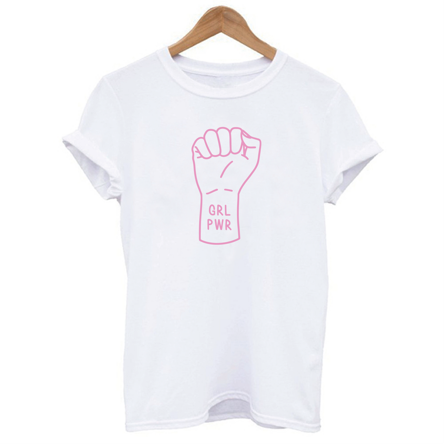 Girl Power Hand Symbol T-shirt