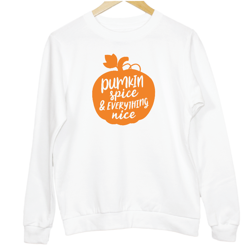 Pumpkin Spice and Everything Nice Autumn Women's Sweatshirt