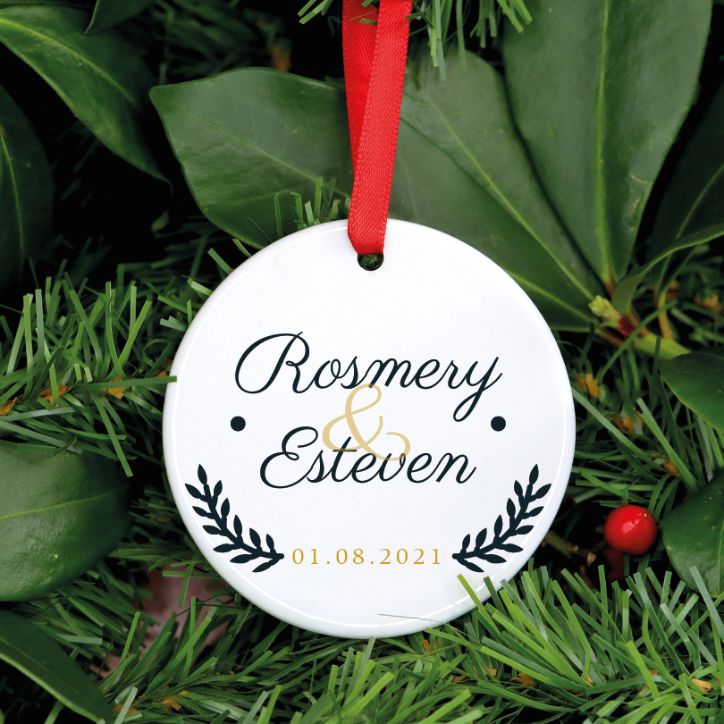 Personalized Christmas Decoration For Couples