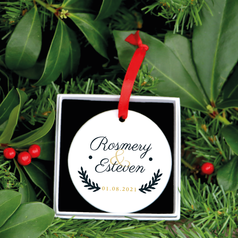 Personalized Christmas Decoration For Couples