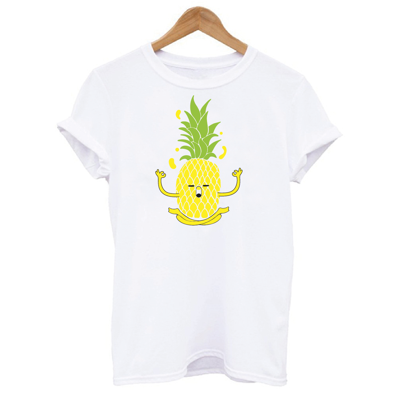 Zen Pineapple T-shirt for Women