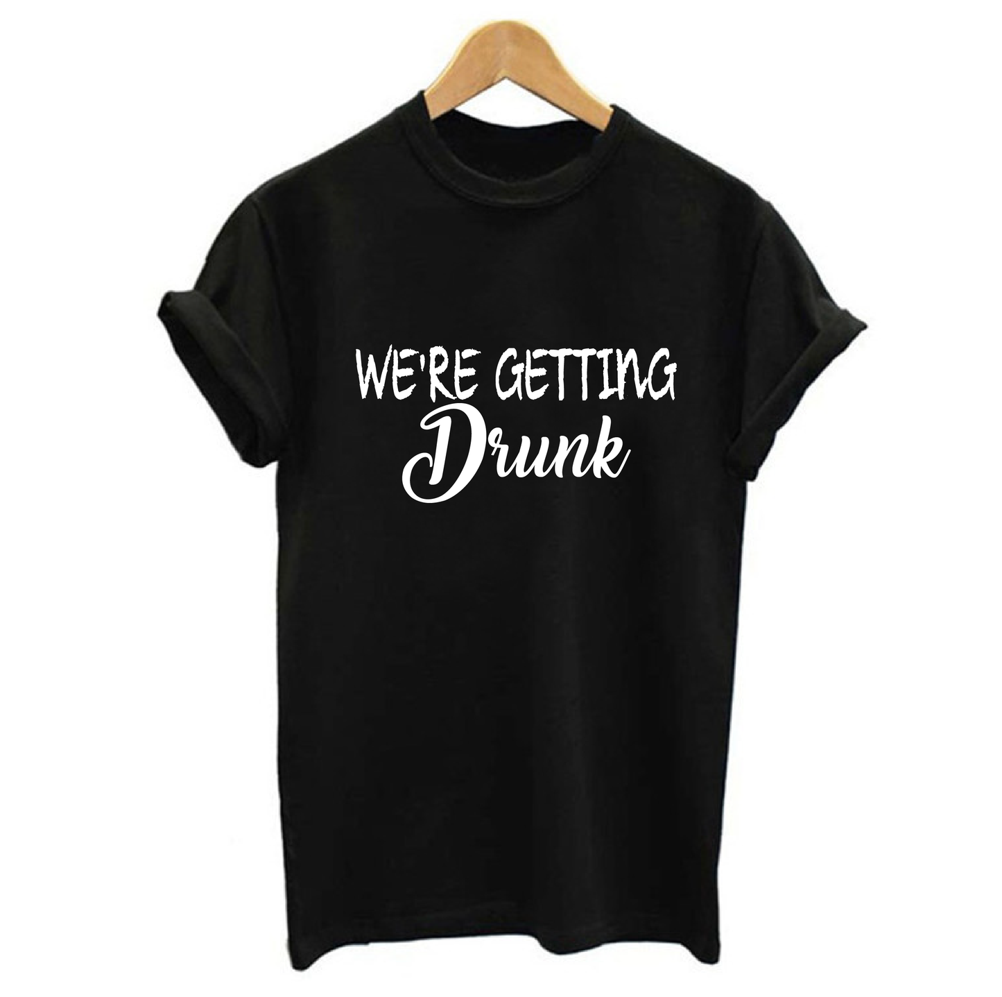 I'm getting Married & We're getting Drunk T-shirts