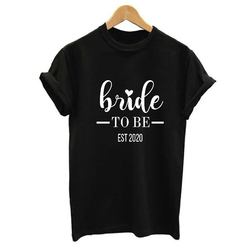 Personalised EST Bride To-Be T-shirt