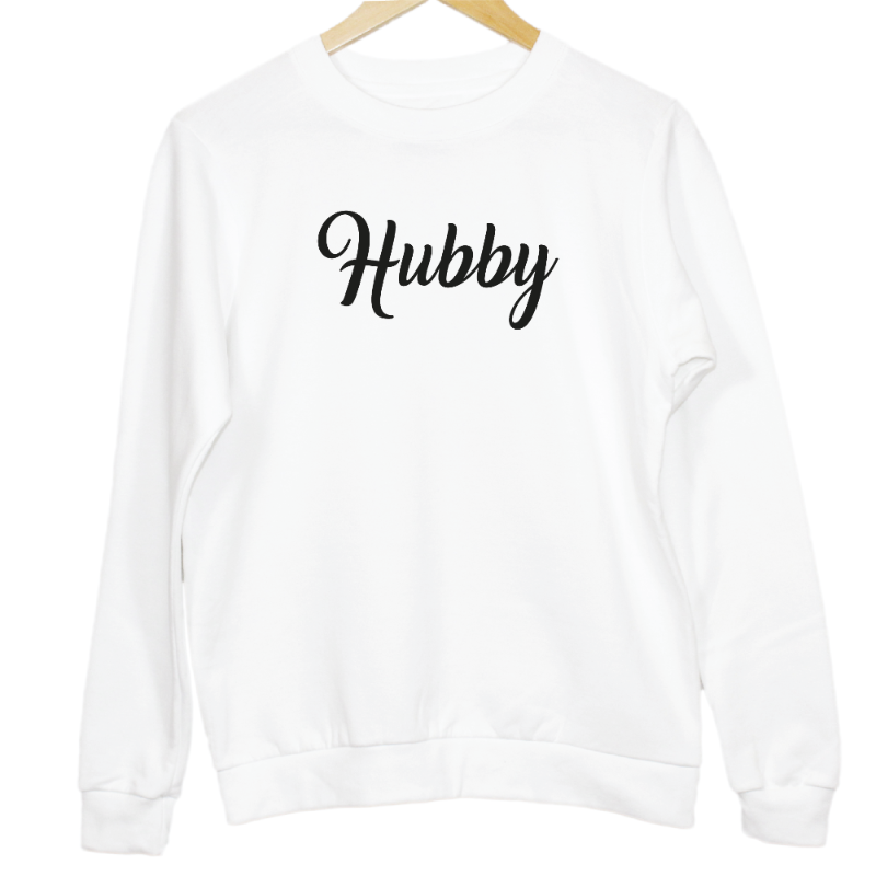 Matching Wifey and Hubby Sweatshirts