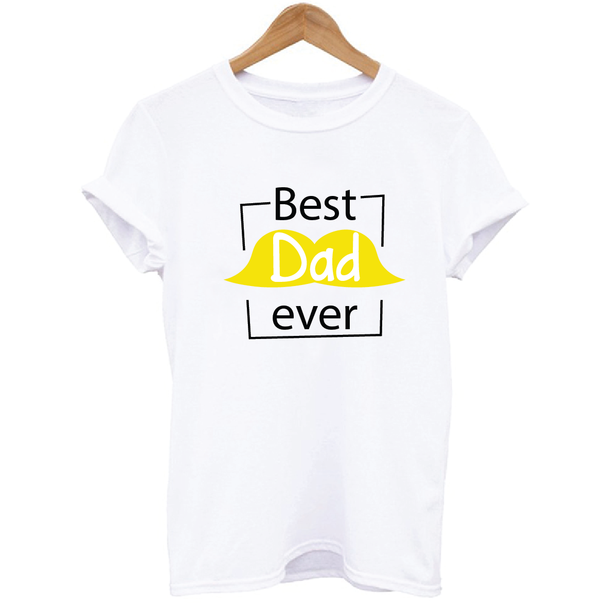 Best Dad Ever T-shirt father's day personalised gift for father