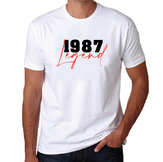 Personalised Year Born Legend Men's T-shirt