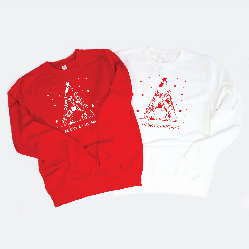 Merry catmas sweater clearance