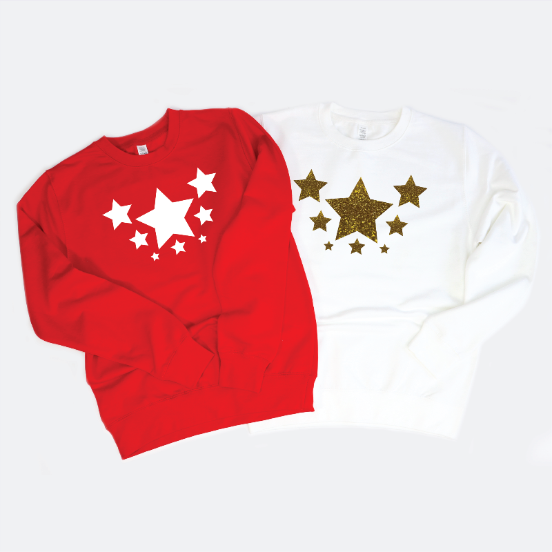 Stars Graphic Sweatshirt