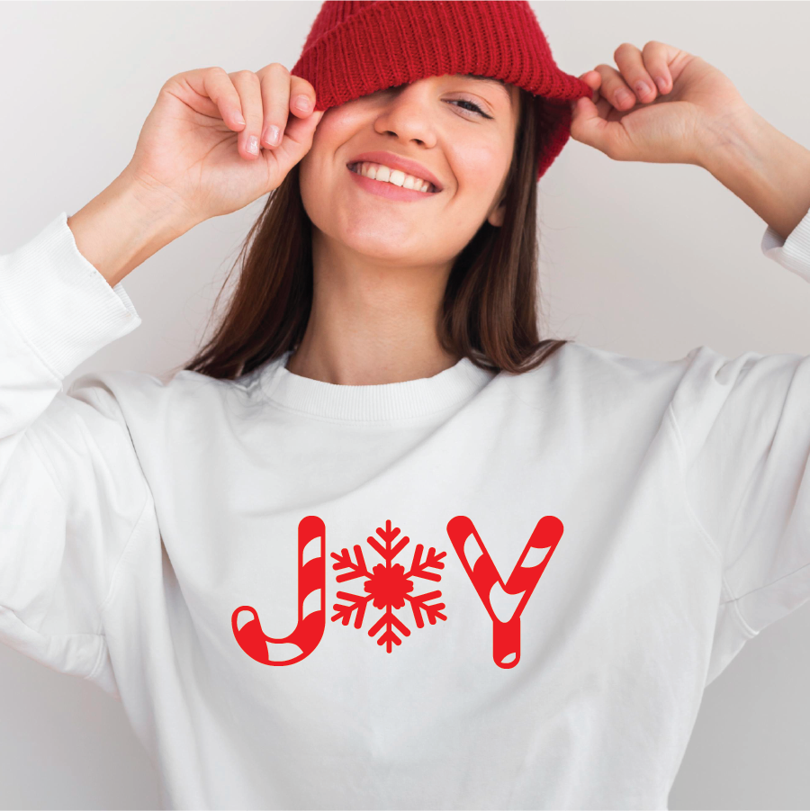 Joy Snowflake Christmas Sweatshirt