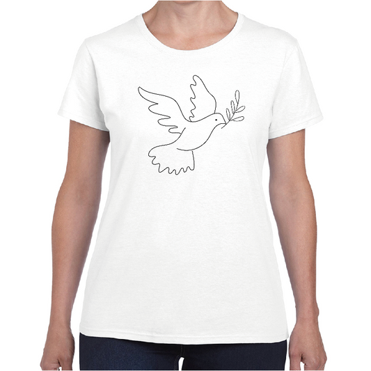 Peace Dove Olive Branch Women's T-shirt