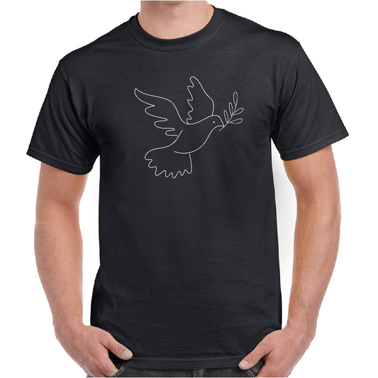 Peace Dove Olive Branch Men's T-shirt