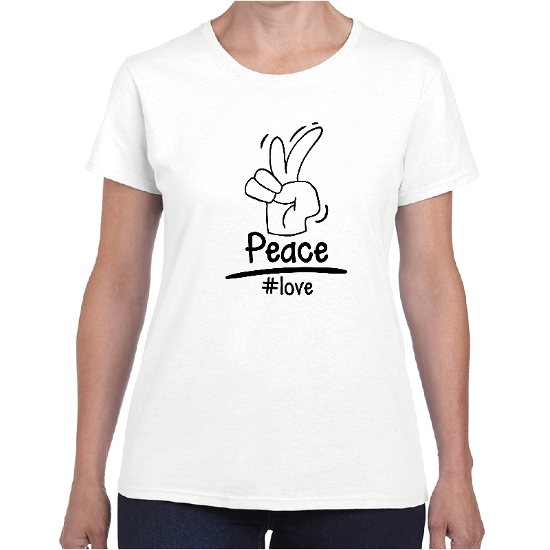 Peace Hand Symbol Women's T-shirt