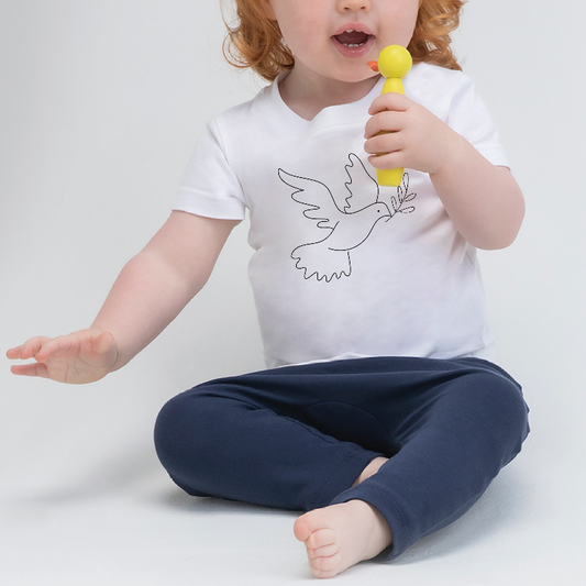 Peace Dove Olive Branch Kid's T-shirt