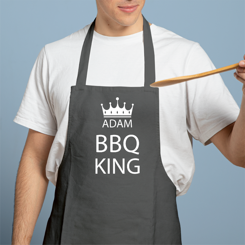 Personalised BBQ King Apron For Men 