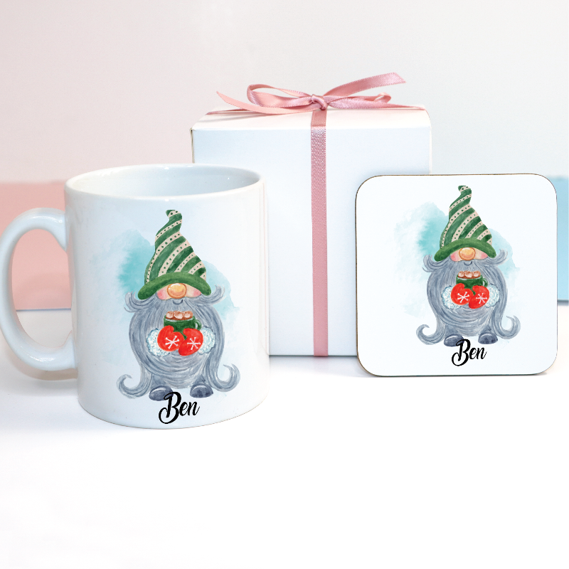 Name Gnome Christmas Mug Gift