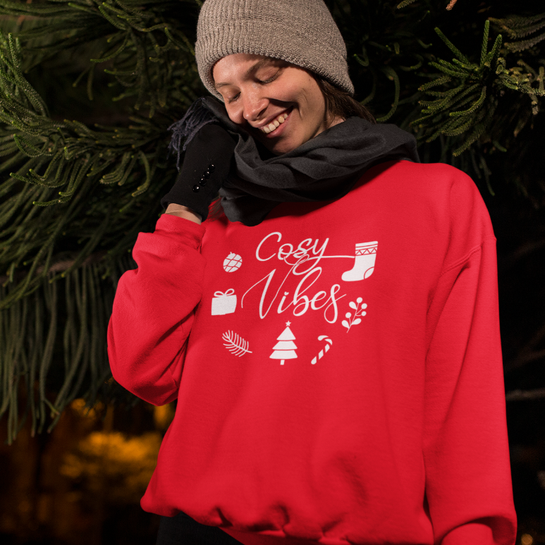 Cosy Vibes Christmas Unisex Jumper