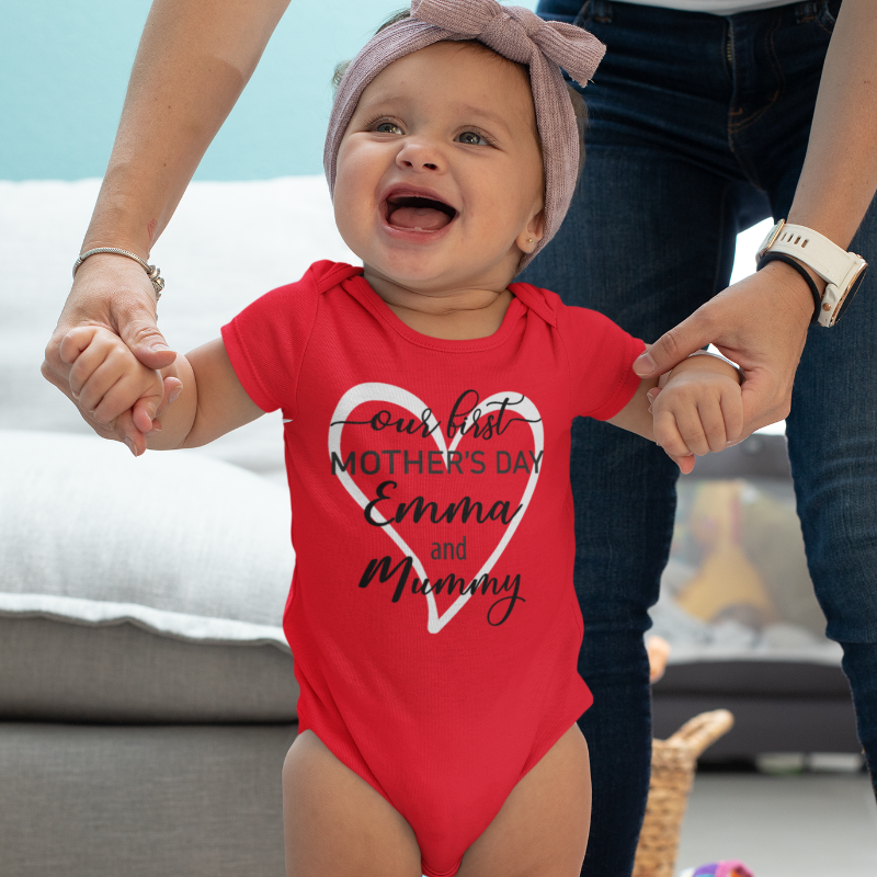 Our First Mother's Day Baby Vest